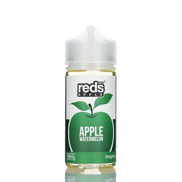 7 Daze - Reds Apple eJuice Watermelon - 100ml - Black Coral